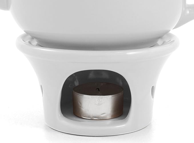 White Ceramic Teapot Warmer