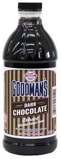 Goodman's Dark Chocolate Extract - Gluten-Free, Non-GMO, Kosher, Low Carb & Calorie - For Keto and Plant-Based Recipes! - Rich Chocolate Ideal for Frosting, Cake, Cookies & Hot Chocolate (16oz Bottle)