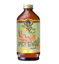 Portland Syrups Spicy Ginger Syrup - Extra Spicy Heat and Fresh Ginger Flavor - Premium Beverage Concentrate for Cocktails, Mocktails, Tea, and More - 12 oz with 12 Servings (Pack of 1)