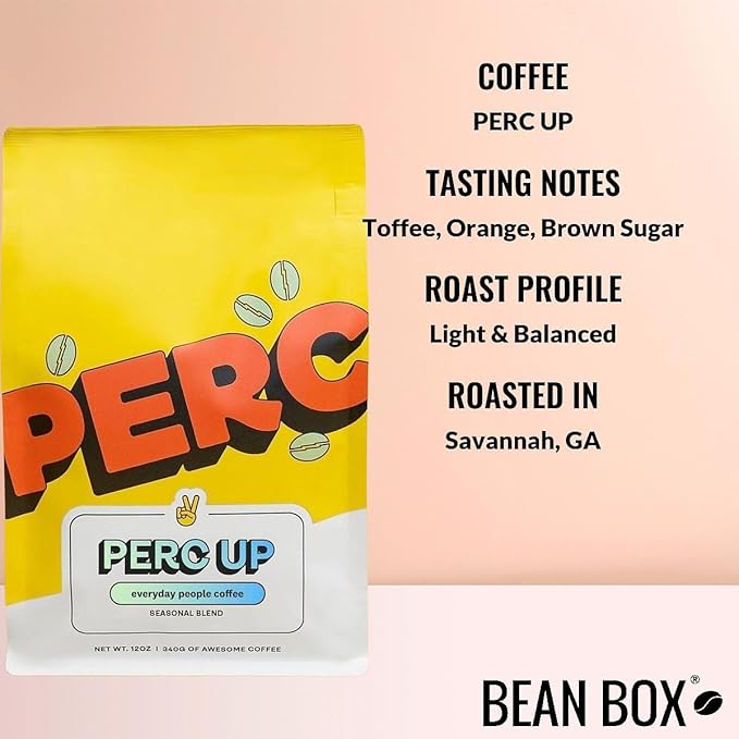 PERC UP - Roasted by Perc Coffee - Freshly Ground Coffee - 2 Pound Bag