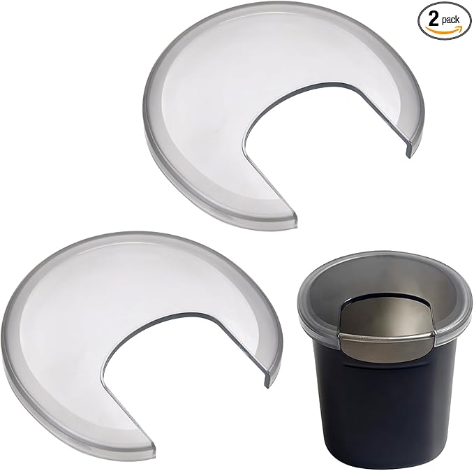 container lid for OXO Conical Burr Coffee Grinder,conical burr compatible with OXO coffee grinder,Sturdy, Wear-resistant (Transparent gray, 2)