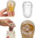 1Pc Clear Tea Infuser Ball,Plastic Mesh Tea Ball, Tea Infuser Strainer Filters for Tea,Tea Basket Coffee Filter,Tea Diffuse Infuser Strainer for Leaves Strainers