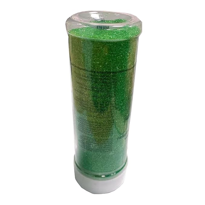 Sentovac Green Sanding Sugar for Baking Edible Sparkling Sugar Sprinkles Coarse Sugar Crystals for Baking Topping Cake Cookie Cupcake Topper Ice Cream Decoration Supplies 3.2 OZ