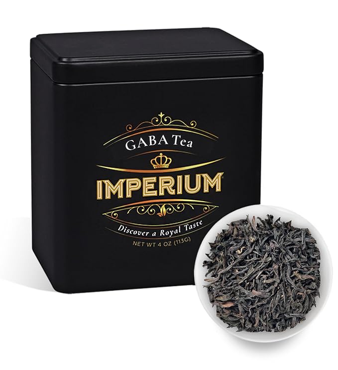 Imperium GABA Loose Leaf Green Tea (4oz), Premium Hand-Picked Quality, Brews 100 Cups, Natural Beverage for Everyday Focus, Mellow Soothing Notes, Supports Relaxation and Calm Energy
