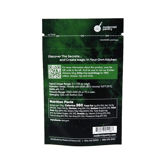 Pure Tara Gum Powder ⊘ Non-GMO Gluten-Free Vegan OU Kosher Certified - 50g/2oz