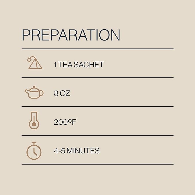 Rishi Tea Chamomile Medley Herbal Tea - Organic, Caffeine Free Sachet Bags, Calming Chamomile Flowers with Lemon Verbena & Mint - 15 Count (Pack of 1)