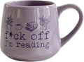 Moonlight Makers F Off I'm Reading Ceramic 16oz Coffee Mug, Coffee Lovers Gift Ideas, Funny Novelty Coffee Cups, Cute Pastel Mugs for Women, Tea Mug