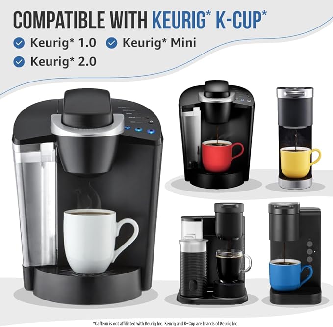 Keurig Compatible Cleaning Pods. 8 Rinse Pods Cleaner Kit. Eco Friendly, Removes Stale Coffee Residue & Stains. Keurig 1.0 & 2.0 Coffee Makers.