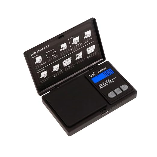 True 42 Maxim 201 Special Edition 200gx0.01g Precision Gram Scale for Jewelry/Food/Medicine Pocket Scale, Paisley 200g 0.01g (Black)