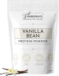 JUST INGREDIENTS Vanilla Protein Powder - Grass-Fed Whey Blend, Organic, Gluten Free - 15 Servings, 22g Protein