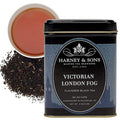 Harney & Sons Victorian London Fog, 4oz Loose Leaf Black and Oolong Tea with Bergamot, Lavender, and Vanilla, Hearty English Black Tea Blend, Stocking Stuffer