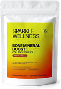 Sparkle Wellness Bone Mineral Boost (Chocolate) [30 Serves] | Collagen Powder Supplement | FORTIBONE Bioactive Collagen Peptides and Buffered Vitamin C Nutra C | Bone Supplements