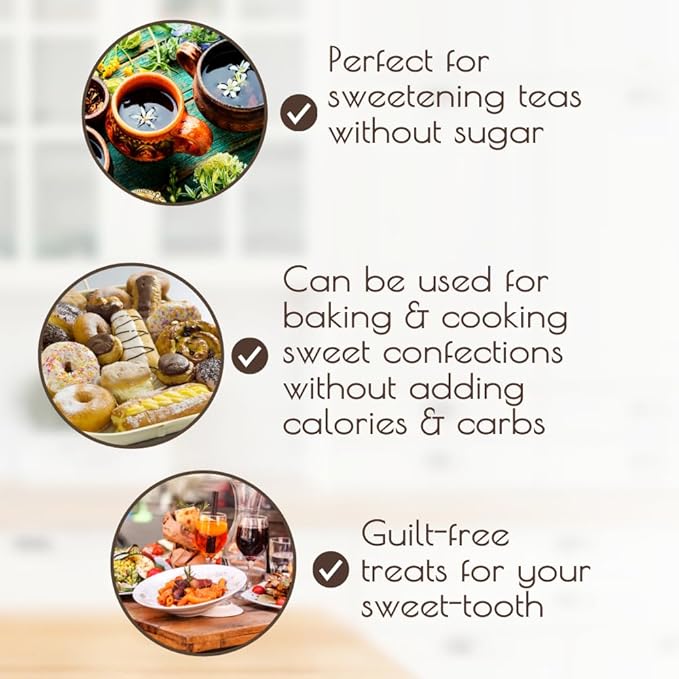 Stevia Powder 16 oz - Premium Grade USDA Organic Certified Plant Based Stevia Extract Powder for Cooking & Baking, Pure Natural Sweetener, Zero Calorie Sugar Substitute, Non-GMO, Gluten-Free, Vegan, No Erythritol or Additives