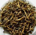 MeiMei Fine Teas - Yunnan Golden Buds Gongfu Black Tea Top Grade Dian Hong Jing Ya - Chinese Loose Leaf - Mellow Malty Floral Peach Melon Creamy (50g/1.76oz)