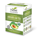 Avocado Leaf Tea - Organic Avocado Green Tea Bags Rich in Calcium, Nutrient Dense, Respiratory & Heart Support - 24/2g Tea Bags - Herbal Goodness