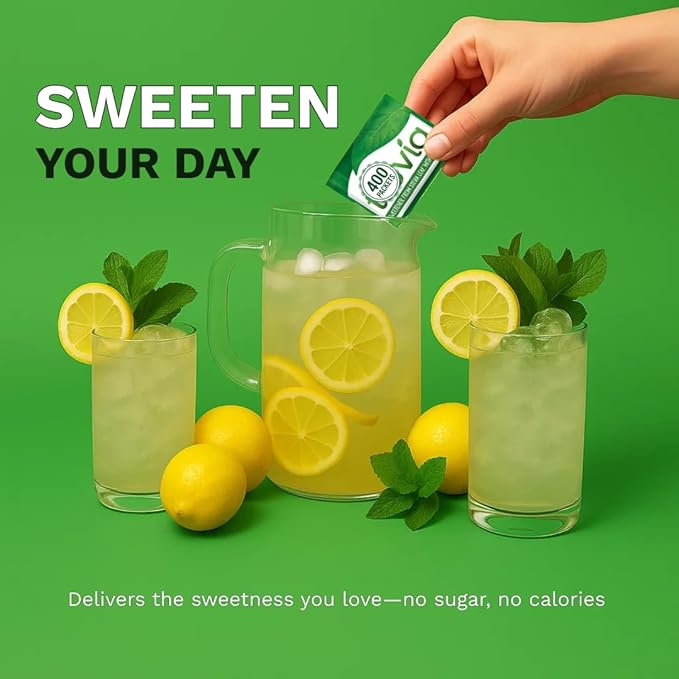 Truvias Natural Stevia Sweetener Packets – 400 Count – Zero Calorie Sugar Substitute, Plant-Based Sweetener, Keto Friendly, Original Flavor, Ideal for Coffee, Tea & Baking