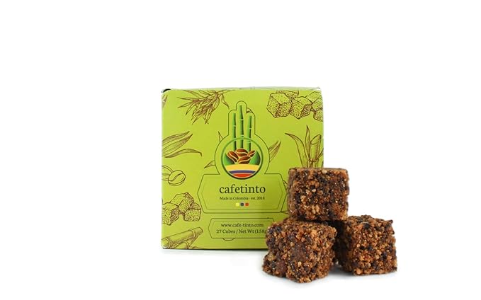 Cafetinto Organic Instant Coffee Cubes 27 Pieces | Colombian Coffee & All Natural Panela Coffee Cubes | Naturally Sourced | Provides Natural Nutrients, Vitamins & Minerals