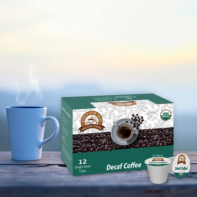 Alex's Low Acid Organic Coffee Breakfast + Lunch Single-Serve Pods Variety Pack