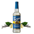 Torani Sugar Free Coffee Syrup, Vanilla Flavored Syrup for Drinks, Zero Calorie, Pump Included, 25.4 Fl Oz