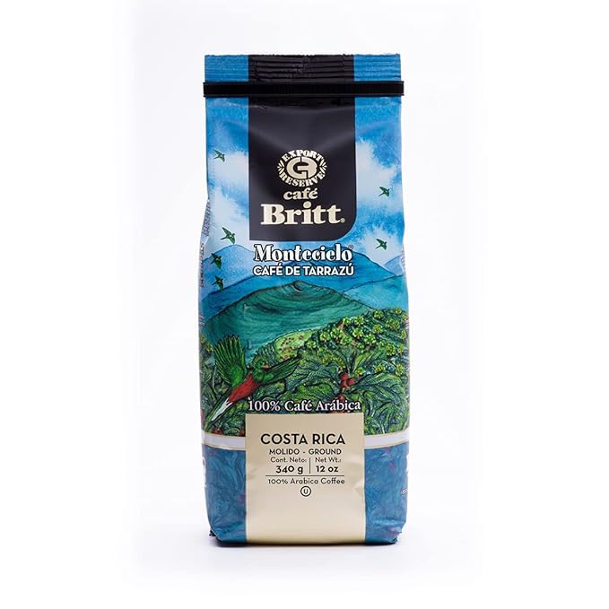 Café Britt® - Costa Rican Origins Coffee Bundle (12 oz.) (3-Pack) (From: Tarrazú, Tres Ríos & Poás) - Ground, Arabica, Kosher, Gluten Free, Gourmet & Medium Light & Dark Roast
