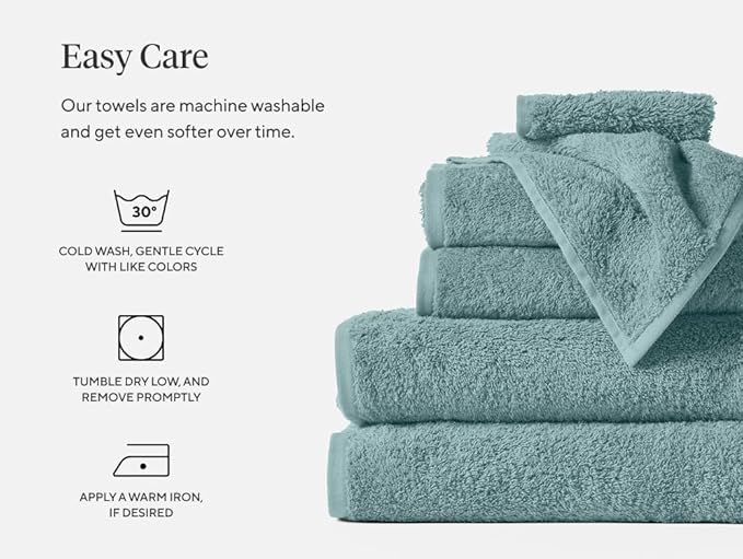 Coyuchi Air Weight Organic Bath Towel, 27"x54", Gulf