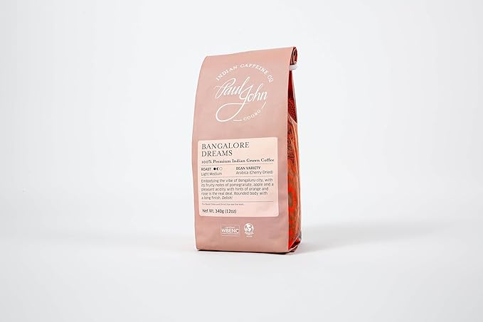 Bangalore Dreams | Light-Medium Roast | Whole Bean Coffee | Bright & Aromatic with Fruity Notes | 12oz