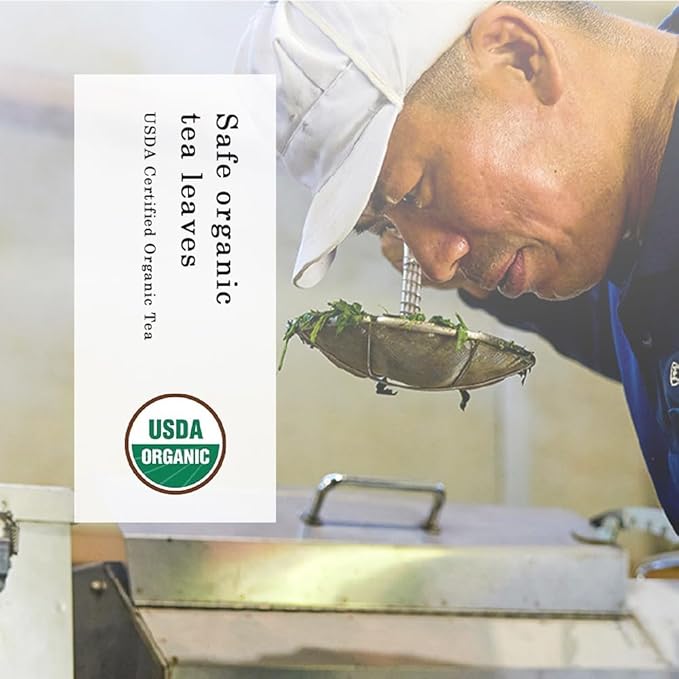 TOMOSAN Japanese Organic Matcha - Authentically Japanese Uji Kyoto Origin, Traditional Stone Milled Green Tea Powder, 100g/3.5oz