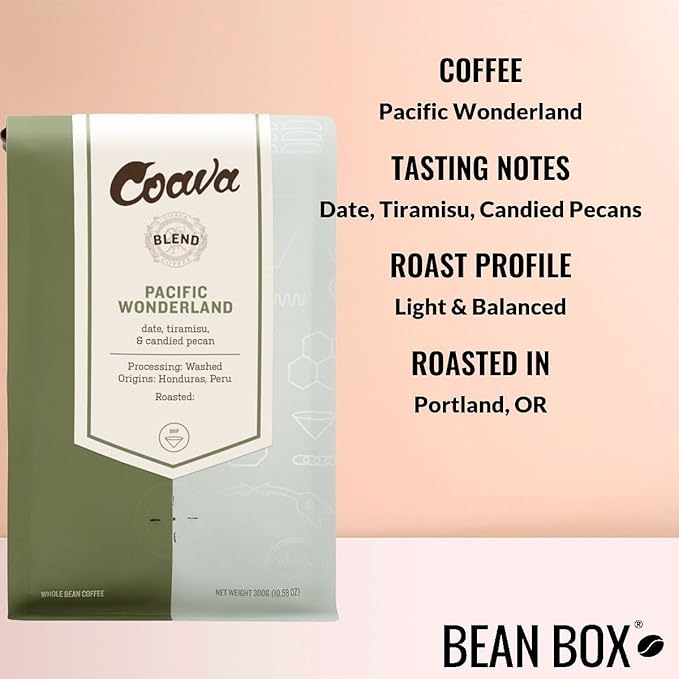 Bean Box Sampler - Roasted by Coava Roasters, 3-Pack, Freshly Ground Coffee, Gourmet Coffee