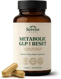 Serene Herbs GLP-1 Supplement for Women & Men - Metabolic Reset, Hunger Support with Berberine, InnoSlim, Actiponin - Natural GLP1 Booster to Support Appetite, Gut & Digestion - Vegan - 60 Capsules
