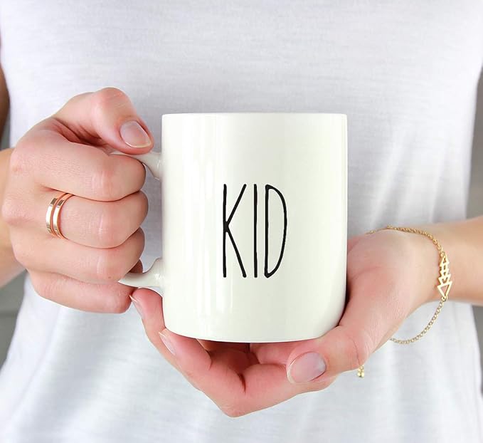 Andaz Press Simple Rustic Farmhouse Kitchen Decor 11oz. Ceramic Coffee Tea Mug Gift, Kid, 1-Pack