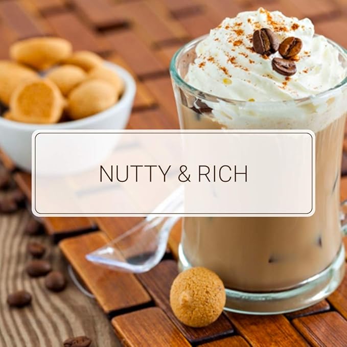Monin - Amaretto Syrup, Almond-Caramel Cookie Taste, Natural Flavors, Great for Coffees, Lattes, Cocktails, and Mocktails, Non-GMO, Gluten-Free (750 ml)