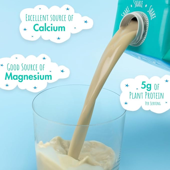 Kiki Milk Plant Based Milk - The Sample Kit (32 Fl Oz of Each) - Chocolate Milk + Unsweetened + Organic Original - Calcium & Magnesium Source - Gluten, Gum, GMO, Dairy, Soy & Glyphosate Free - Shelf Stable