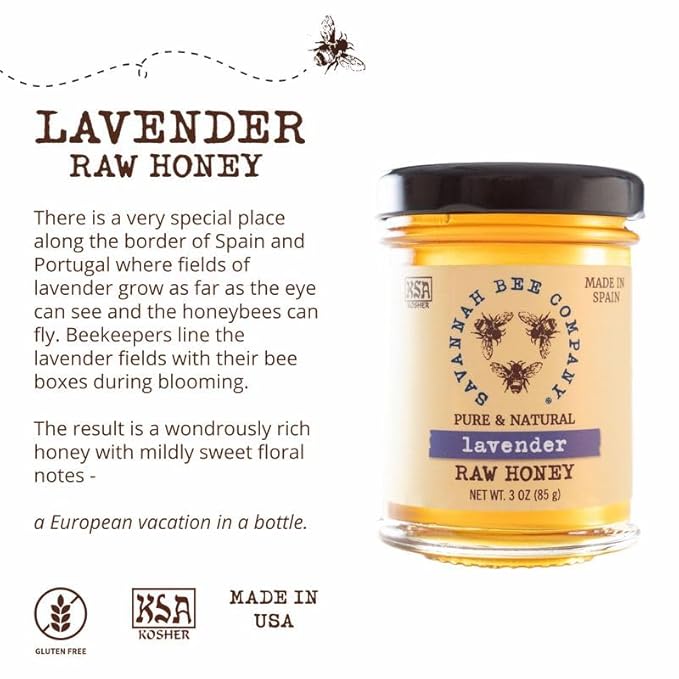 Savannah Bee Company Honey - Pure, Natural, Raw Honey
