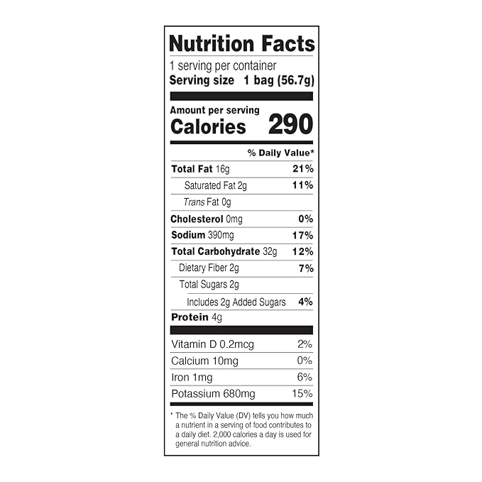 Zapp’s New Orleans Kettle-Style Potato Chips Mesquite BBQ Flavor (2 oz Bags, 25 Count), Crunchy Chips with a Spicy Kick, Perfect On-The-Go, Gluten Free Snack