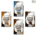 JAVAMELTS Variety Caramel, French Vanilla, Hazelnut, Mocha Flavored Sugar, Add Flavor to Your Coffee or Tea, or When Baking Sweets, Non GMO, Non Dairy, Gluten Free, Kosher, (1.5lb Bag - Pack of 4)