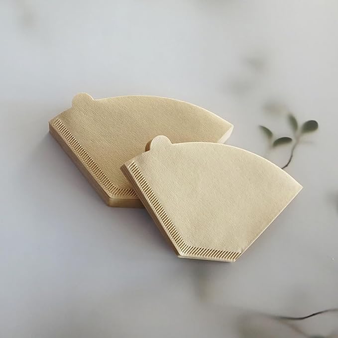 100Count Coffee Filters 8-12 Cups, Disposable Coffee Filters #4,Natural Filters Paper Used for Pour Over and Drip Coffee Maker (coffee filters 8-12 cup, 100, Count)