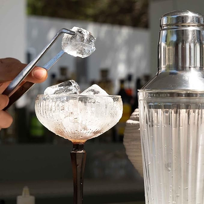Glass Cocktail Shaker | Martini, Margarita Mixer for Professional Bartending | Durable Bar Set for Mixing Drinks | Perfect for Home or Bar Use (17oz)