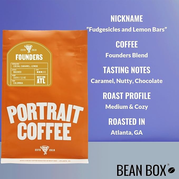 Bean Box Sampler - Roasted by Portrait, 3-Pack, Freshly Ground Coffee, Gourmet Coffee