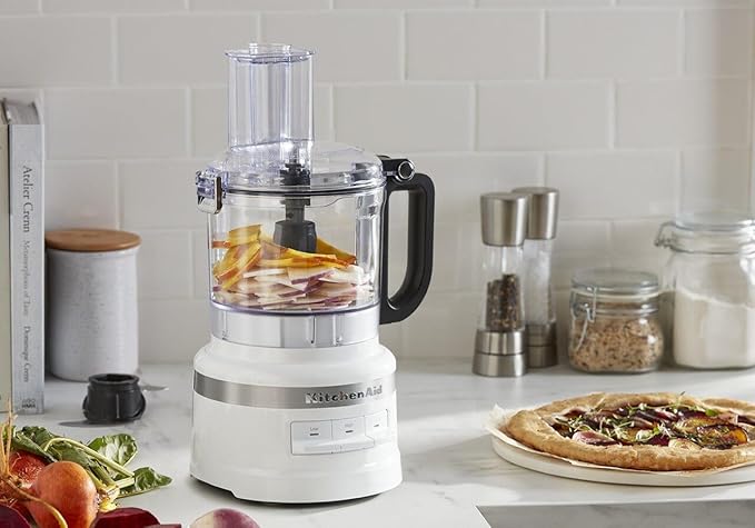 KitchenAid 7-Cup Food Processor, White, KFP0718