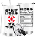 Lifeguard Gift, Lifeguard Stainless Steel Double Wall Vacuum Insulated Tumbler 20oz