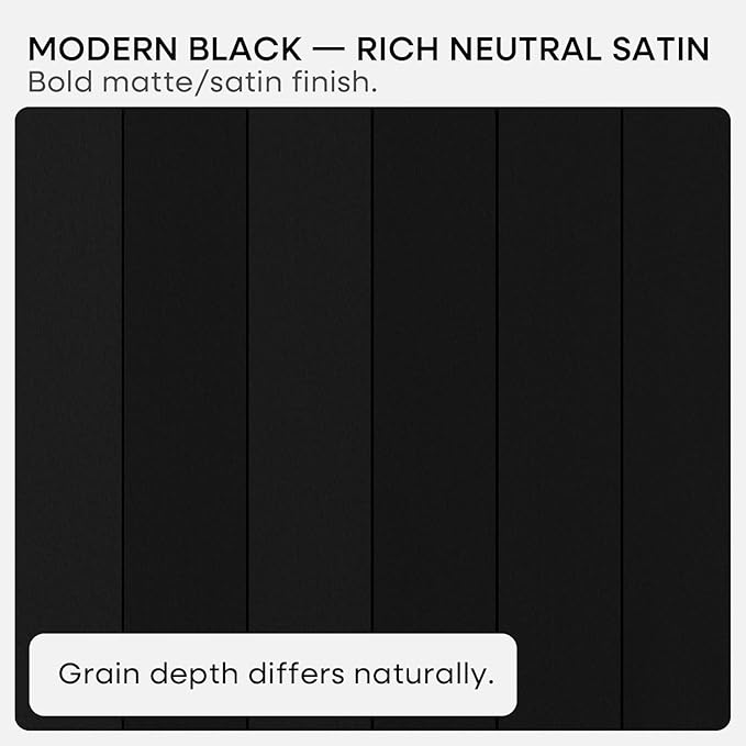 Homeforia Black Floating Shelf 18 inch, High End Solid Real Wood 18inch Bathroom Floating Shelves for Wall Mounted, Black Wooden 18in Floating Shelves, Heavy Duty Bracket, 18 X 6.5 X 1.75 in, Set of 3