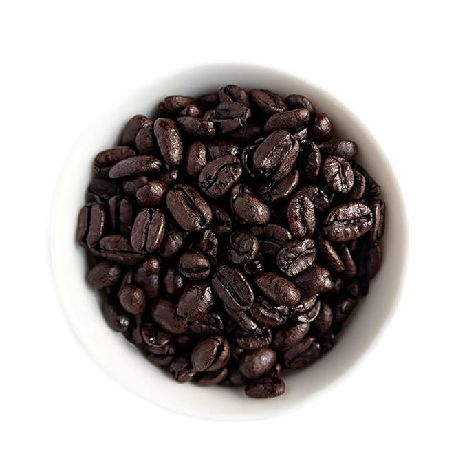 Fresh Roasted Coffee, Organic Black Knight Water-Processed Decaf | USDA Organic, Kosher | Dark Roast 5 lb (80 oz) Whole Bean