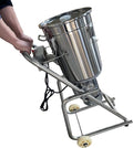 32L Commercial Meat Food Processor Machine, 1800W Stainless Steel Electric Vegetable Blender Cutter Meatball Beater Grinder 1400r/min with Tiltable Bowl for Fruits Ginger Garlic Peanut
