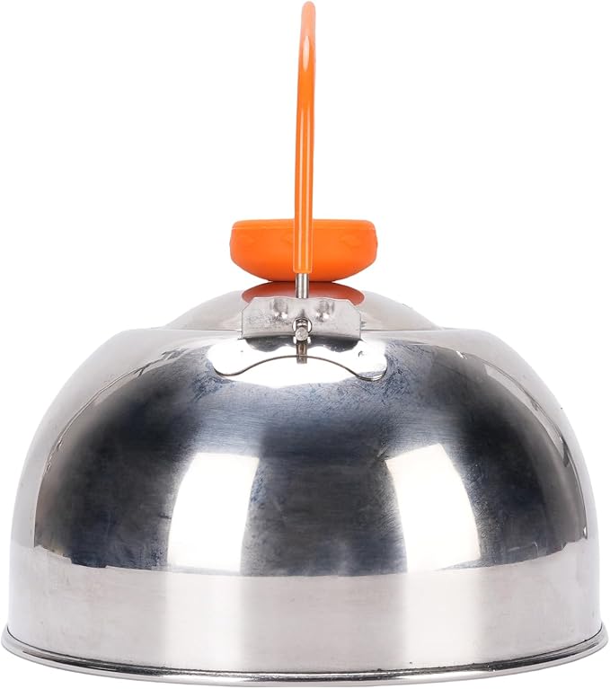 0.8L Camping Kettle with Thermometer, Lightweight Teapot Outdoor Camping Coffee Pot Tea Kettle for Boiling Water, Portable Camp Tea Pot Cookware for Hiking Backpacking Kitchen