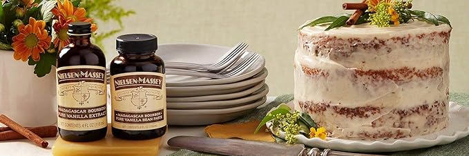 Nielsen-Massey Madagascar Bourbon Pure Vanilla Bean Paste for Baking and Cooking, 32 Ounce Bottle