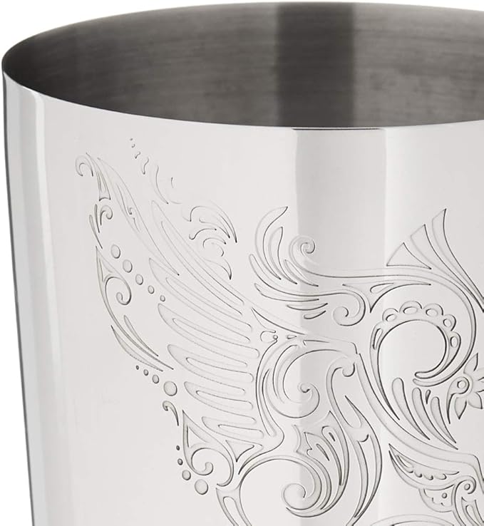 Barfly Cocktail Tin, Large 28 oz (828 ml), Stainless Steel, Logo Etch