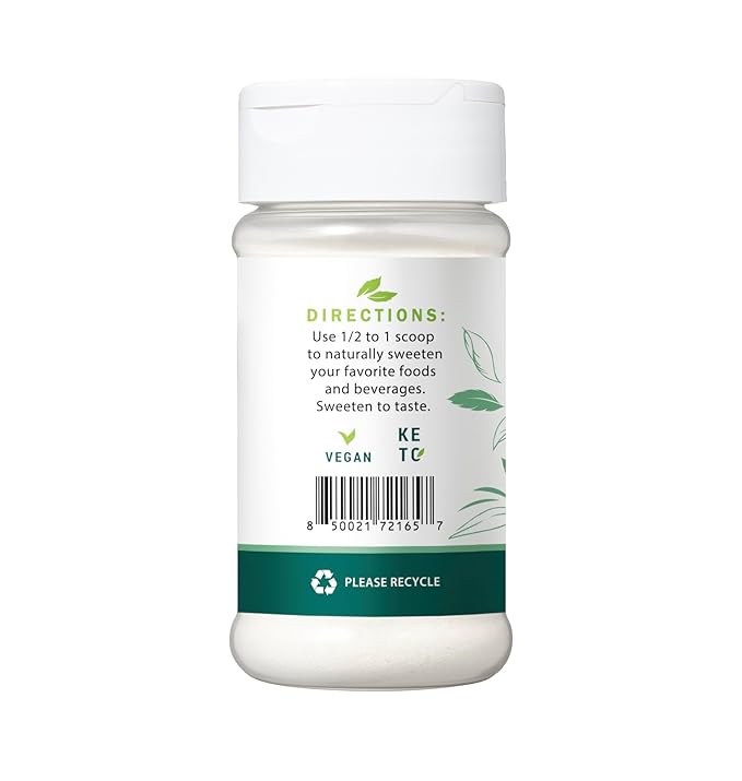 Espure Organic Stevia Sweetener, Zero Calorie, Non-GMO, USDA Organic, Vegan, 1oz