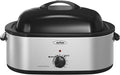 Sunvivi Electric Roaster,18 Quart Roasting Oven with Self-Basting Lid Removable Pan,Turkey Roaster Oven with 150 to 450F Temperature Control Cool-Touch Handles,Silver