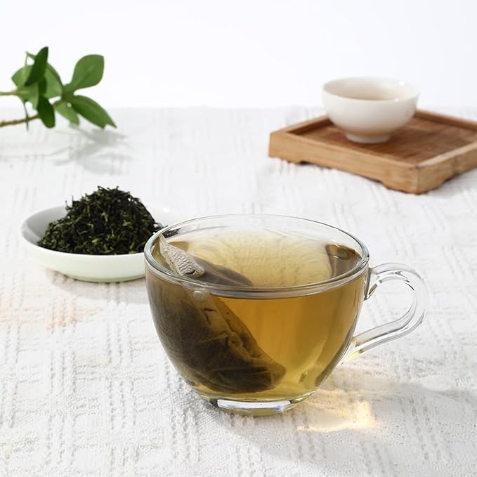 Premium 50 Mugwort Tea Bags, Made with 100% Pure Mugwort Tender Leaves, No Additives & Caffeine Free.