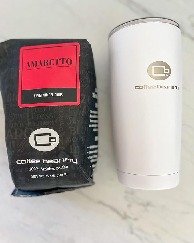 Amaretto Flavored Coffee, Specialty Arabica Coffee, Medium Roast, 12 ounce, Coarse